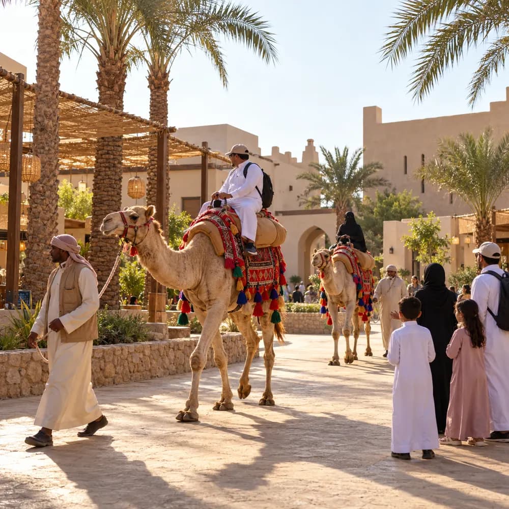 Camel and horse rides